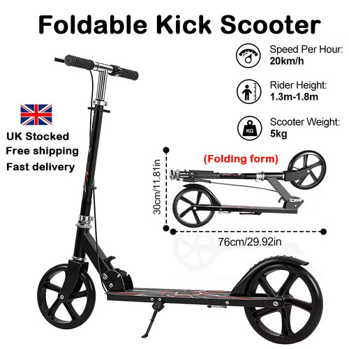 Foldable kick scooter wheel - foldable, 2